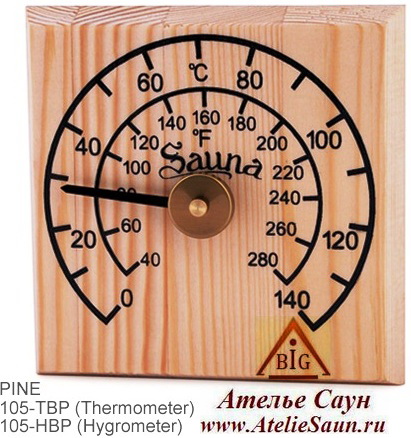 Термометр для сауны и бани Sawo 105-TBP