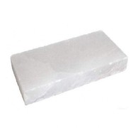 Кирпич белой гималайской соли 200х100х100 мм (все стороны гладкие, арт. SZ2W)