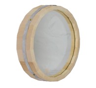 Зеркало WoodSon круглое из липы, диаметр 30 см