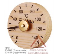 Термометр для бани Sawo 90-ТВР