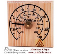 Термометр для бани Sawo 105-ТВР
