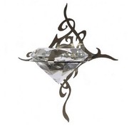 Светильник для сауны Cariitti Kihla (1545830, нерж. сталь, хрусталь)