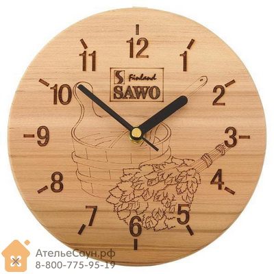 Часы для бани Sawo