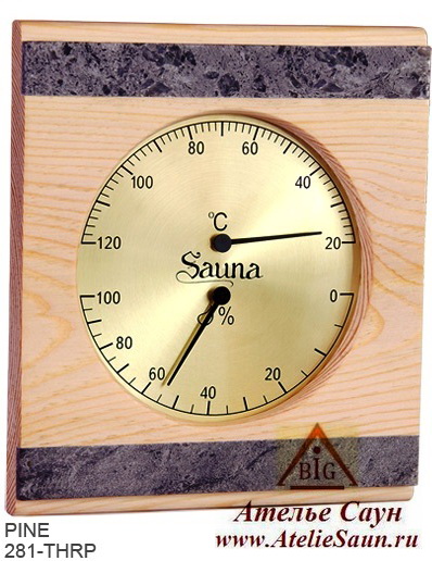 Термогигрометр для бани и сауны Sawo 281-THRP