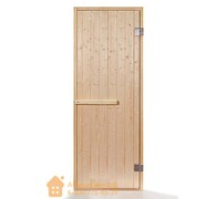 Дверь для сауны Tylo DWB 7x19 (деревянная глухая, осина, арт. 95113120)