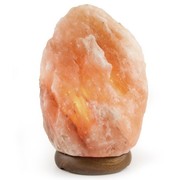 Соляная лампа 6-9 кг 21 см из цельного куска розовой гималайской соли (арт. C)
