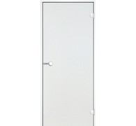 Дверь для хаммам Harvia 7x19 (стеклянная, прозрачная, белая коробка алюминий), DA71904V