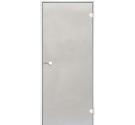 Дверь для турецкой парной Harvia 9x19 (стеклянная, сатин, белая коробка алюминий), DA91905V