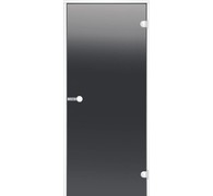 Дверь для турецкой парной Harvia 8x21 (стеклянная, серая, белая коробка алюминий), DA82102V