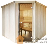 Сауна Harvia Variant S2522L (угловая левая, 2380х2195 мм, без печи, интерьер Formula из сосны) - фото