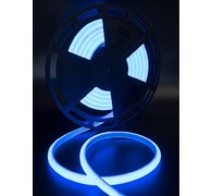 Термостойкая светодиодная лента для сауны и бани SWG SMD 2835 синий свет (термолента 5 м, 180 LED/м, 12 Вт/м, 24В , IP68, до 100 С)