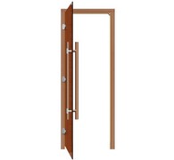 Дверь для бани Sawo 741-3SGD-L-3 (7х19, бронза, левая, без порога, с вертик. ручкой 560, кедр)
