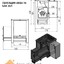 Печь для бани Везувий Сенсация АКВА 16 ДТ-4 с баком 30 л (выносная топка, с чугунной дверцей) - фото 2
