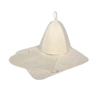 Набор из 3-х предметов Hot Pot: шапка, коврик, рукавица (войлок, арт. БШ 42013)
