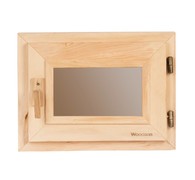 Окно WoodSon 30 см х 40 см (ольха, стекло бронза)