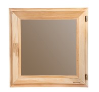 Окно WoodSon 50 см х 50 см (ольха, стекло бронза)