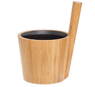 Ведро для сауны Rento бамбук (с пластиковой вставкой, арт. 297336)