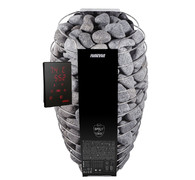 Электрическая печь Harvia Spirit SP90 XW WiFi Black (чёрная, выносной пульт в комплекте) - фото