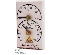 Термогигрометр для бани Sawo 106-THВА