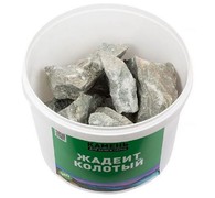 Жадеит колотый (камни для бани, 6-15 см), ВЕДРО 15 кг