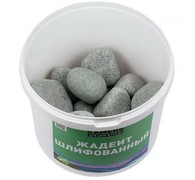 Жадеит обвалованный (камни для бани, 6-15 см), ВЕДРО 15 кг