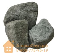 Габбро-диабаз овалованный (камни для бани), 20 кг