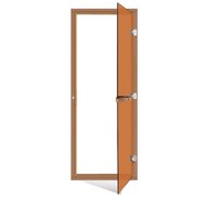 Дверь для сауны Sawo 730 4SGD (7х19, бронза, с порогом, кедр)